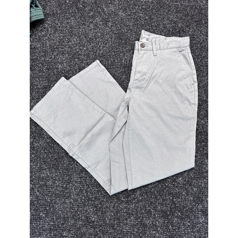 Katin Pants Mens 29x30 Gray Cotton Blend Twillโ Slim Fit Chino Minimalist Casual